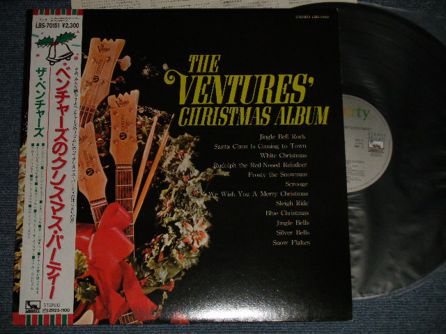 Photo1: THE VENTURES ベンチャーズ - THE VENTURES CHRISTMAS ALBIUM  ベンチャーズのクリスマス・パーティー (MINT-/MINT-) / 1983 JAPAN REISSUE "¥2,300 Mark" Used LP with OBI 