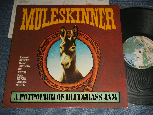 Photo1: MULESKINNER ミュールスキナー (Bill Keith, Clarence White , David Grisman, Peter Rowan, Richard Greene) - MULESKINNER ミュールス(Ex+++/MINT-) / 1975 JAPAN ORIGINAL Used LP