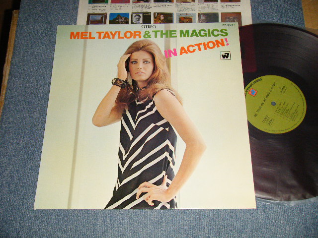 Photo1: MEL TAYLOR & THE MAGICS メル・テイラー IN ACTION ドラムの王者 (Ex+++/Ex++ Looks:Ex) )  / 1968 JAPAN REISSUE "RED WAX 赤盤"Used LP 