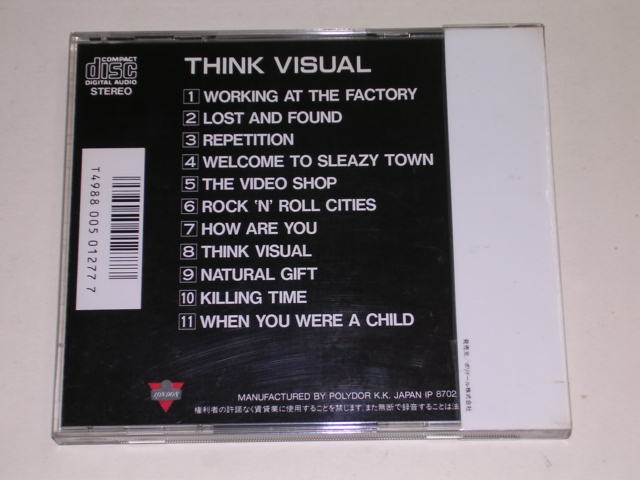 Photo: THE KINKS - THINK VISUAL / 1987 JAPAN ORIGINAL used CD With OBI 