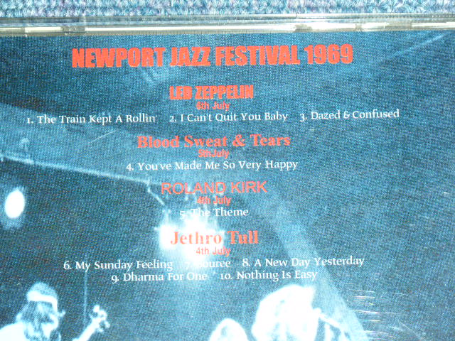 Photo: V.A. ( LED ZEPPELIN, JETHRO TULL, B.S&T. ,ROLAND KIRK ) - NEWPORT JAZZ FESTIVAL 1969  / COLLECTORS(BOOT) Used CD