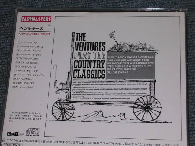 Photo: THE VENTURES - THE VENTURES PLAY THE COUNTRY CLASSICS / 1990 JAPAN ORIGINAL Used  CD With OBI 