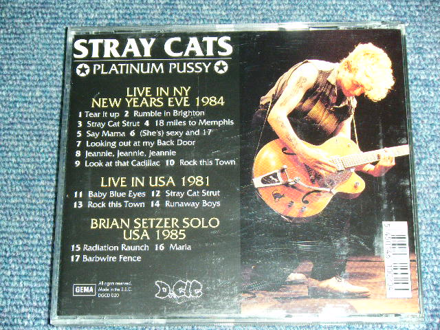 STRAY CATS ストレイ・キャッツ - PLATINUM PUSSY / COLLECTORS ( BOOT 