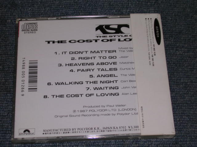 Photo: STYLE COUNCIL - THE COST OF LOVING / 1987 JAPAN ORIGINAL MINT CD With OBI