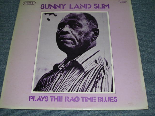 Photo1: SUNNY LAND SLIM - PLAYS THE RAG TIME BLUES / Japan LP STEREO PRESS