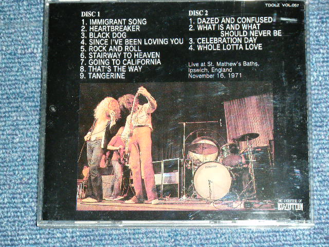 Photo: LED ZEPPELIN - IPSWICH /  COLLECTORS(BOOT) Used 2 CD