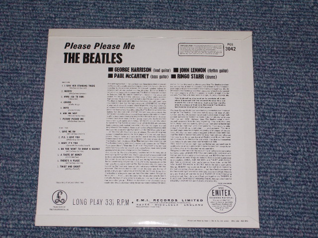 THE BEATLES - PLEASE PLEASE ME ( UK PARLOPHONE STYLE FLIP BACK