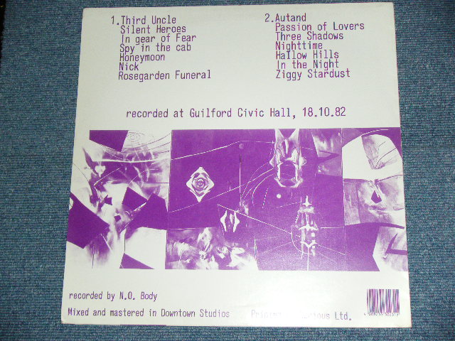 Photo: BAUHAUS - GUILFORD CIVIC HALL  /  COLLECTORS ( BOOT ) LP