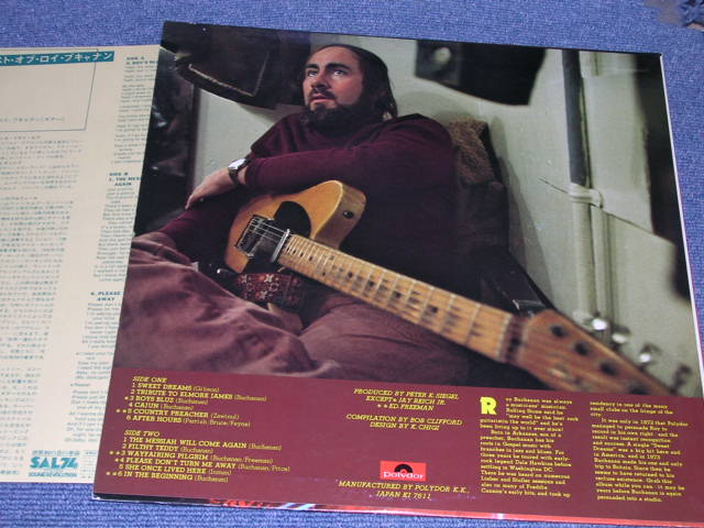 Photo: ROY BUCHANAN - ROY BUCHANAN (BEST) / 1976 JAPAN ORIGINAL WHITE LABEL PROMO LP 