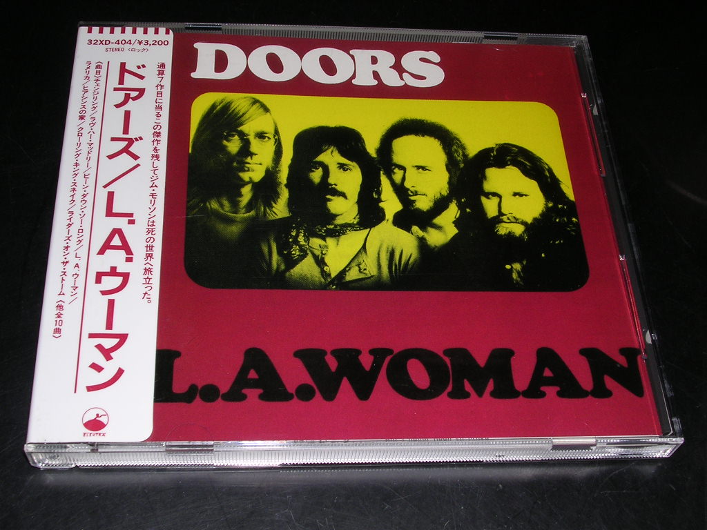 Photo1: THE DOORS - L.A.WOMAN / 1985? JAPAN MINT CD+VINYL OBI