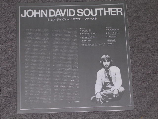 Photo: JOHN DAVID SOUTHER  - JOHN DAVID SOUTHER ( 1st ALBUM ) / 1976 JAPAN ORIGINAL LP w/OBI  