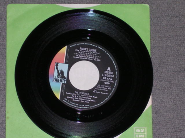 Photo: THE VENTURES - NADIA'S THEME / 1977 JAPAN ORIGINAL used 7"SINGLE 