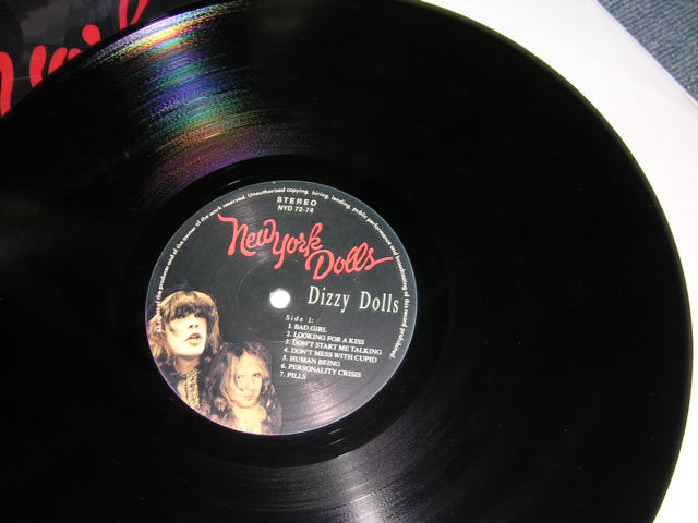 Photo: NEW YORK DOLLS - DIZZY DOLLS / BOOT COLLECTOR'S LP 