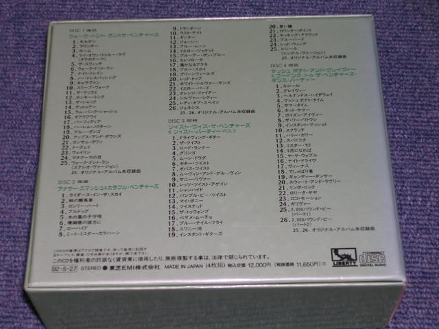 Photo: THE VENTURES - THE VENTURES HISTORY BOX VOL.1  / 1992 JAPAN ORIGINAL Used 4 CD BOXSET 