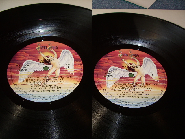 Photo: LED ZEPPELIN - PRESENCE / 1976 JAPAN LP w/OBI(With BACK ORDER SHEET ON BACK)