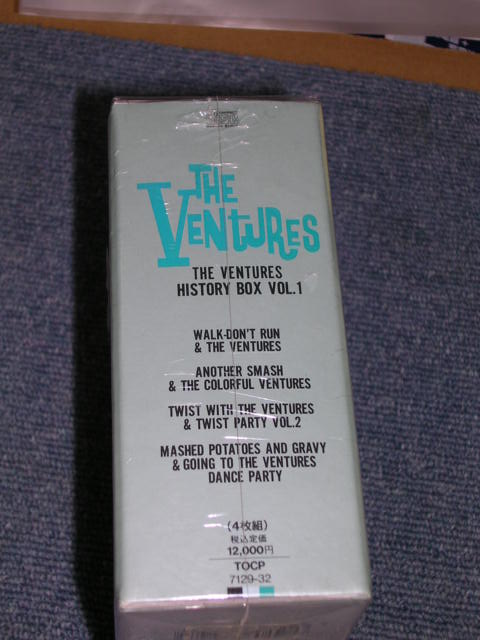 Photo: THE VENTURES - THE VENTURES HISTORY BOX VOL.1  / 1992 JAPAN ORIGINAL PROMO Sealed 4 CD BOXSET  