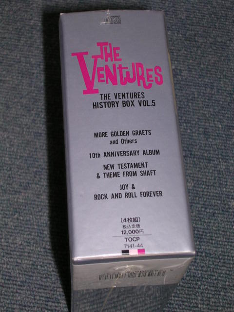 Photo: THE VENTURES - THE VENTURES HISTORY BOX VOL.5  / 1992 JAPAN ORIGINAL Sealed 4 CD BOXSET 