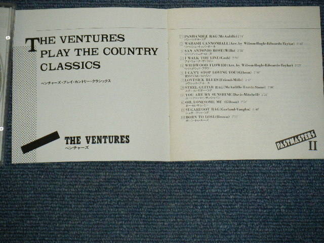 Photo: THE VENTURES - THE VENTURES PLAY THE COUNTRY CLASSICS / 1990 JAPAN ORIGINAL PROMO  Used  CD With OBI 