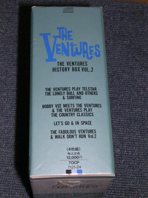 Photo: THE VENTURES - THE VENTURES HISTORY BOX VOL.2  / 1992 JAPAN ORIGINAL Sealed 4 CD BOXSET 