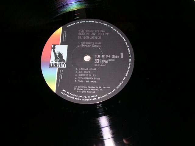 Photo: LIL'SON JACKSON - ROCKIN' AN' ROLLIN' / Japan Original ?? LP MONO PRESS