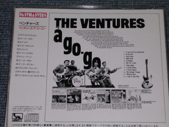 Photo: THE VENTURES - A GO GO / 1989 JAPAN ORIGINAL Used  CD With OBI 