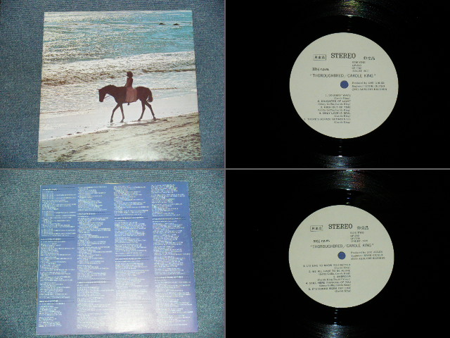 Photo: CAROLE KING キャロル・キング - THOROUGHBRED /  1976 JAPAN ORIGINAL WHITE LABEL PROMO LP With OBI 