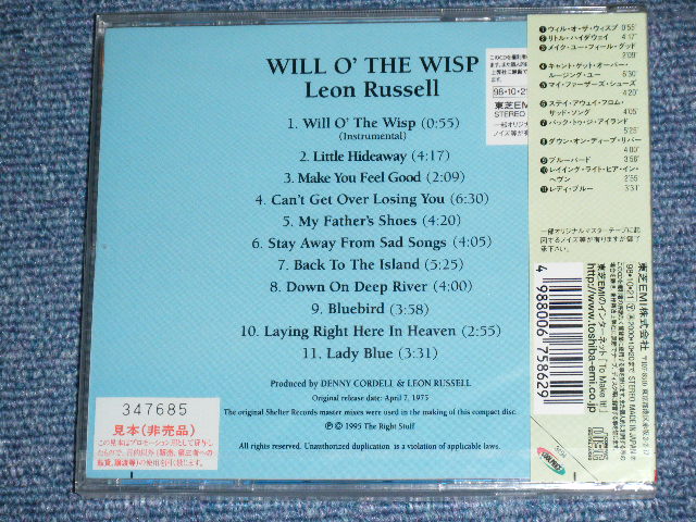 Photo: LEON RUSSELL - WILL O' THE WISP  / 1995 JAPAN  ORIGINAL PROMO Brand New  Sealed  CD