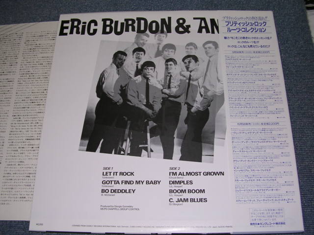 Photo: ERIC BURDON & THE ANIMALS - ERIC BURDON & THE ANIMALS / 1983 JAPAN REISSUE MINT- LP With OBI