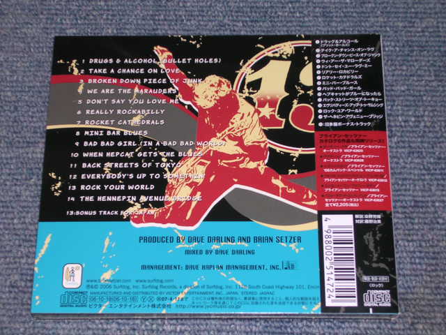 Photo: BRIAN SETZER (STRAY CATS ストレイ・キャッツ ) - 13 / 2006 JAPAN Sealed CD With OBI & Unused STICKER 