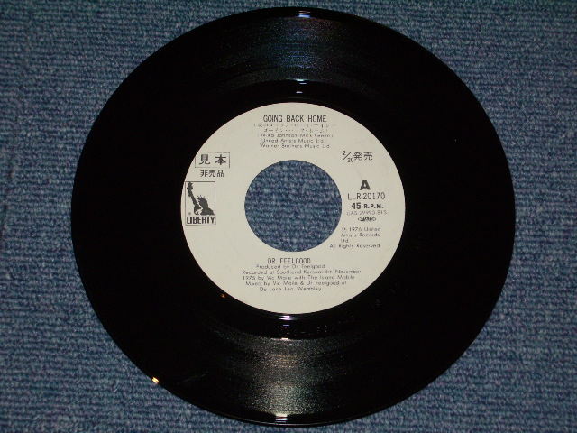 Photo: DR. FEELGOOD ドクター・フィールグッド - GOING BACK HOME / 1976 JAPAN WHITE LABEL PROMO 7inch Single