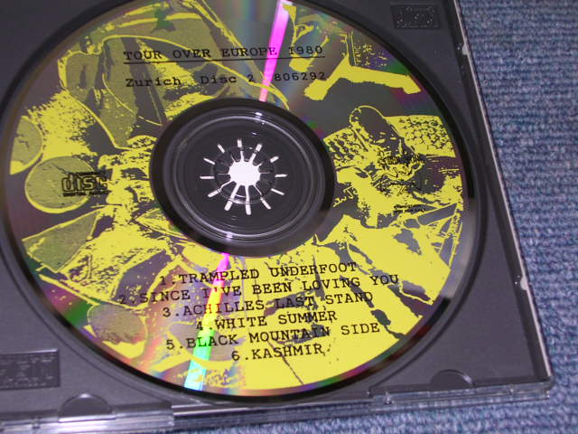 Photo: LED ZEPPELIN - TOUR OVER EUROPE 1980 / 1990??? RELEASE COLLECTORS 2CD's