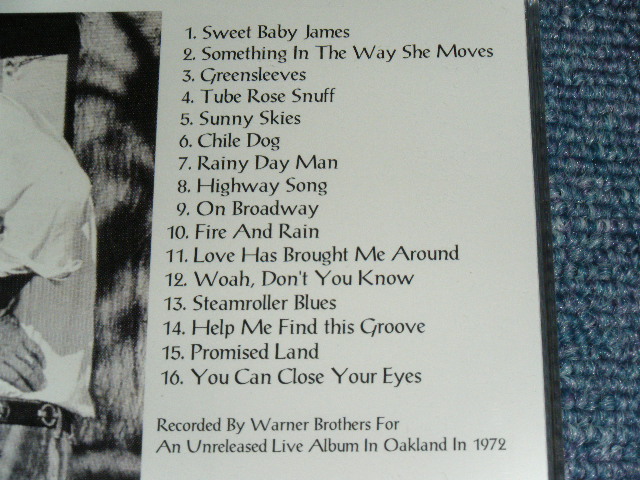 Photo: JAMES TAYLOR - DAD LIVES HIS WORK (TOUR '81) (Ex+++/MINT) /1994 ITALY ITALIA COLLECTOR'S BOOT Used CD 