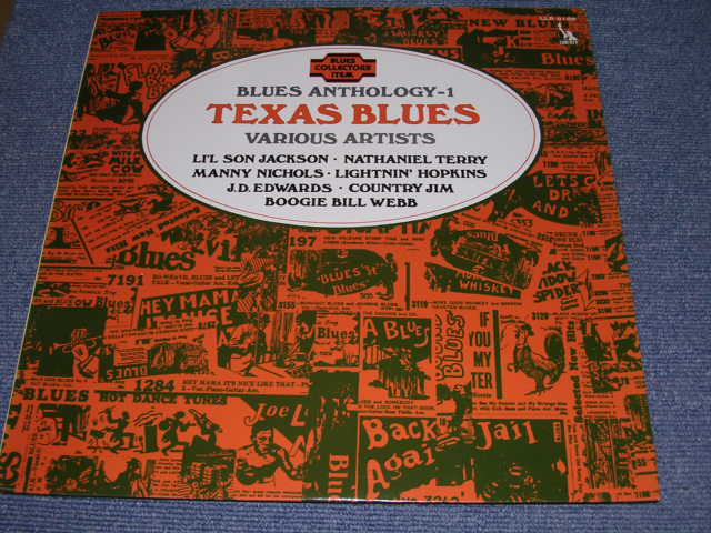 Photo1: VA OMNIBUS - BLUES ANTHOLOGY-1 TEXAS BLUES  / Japan LP MONO PRESS