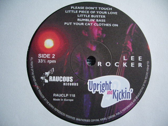 Photo: LEE ROCKER ( STRAY CATS )- UPRIGHT AND KICKIN'   / COLLECTORS ( LIMITED ) 10"LP BRAND NEW DEAD STOCK 