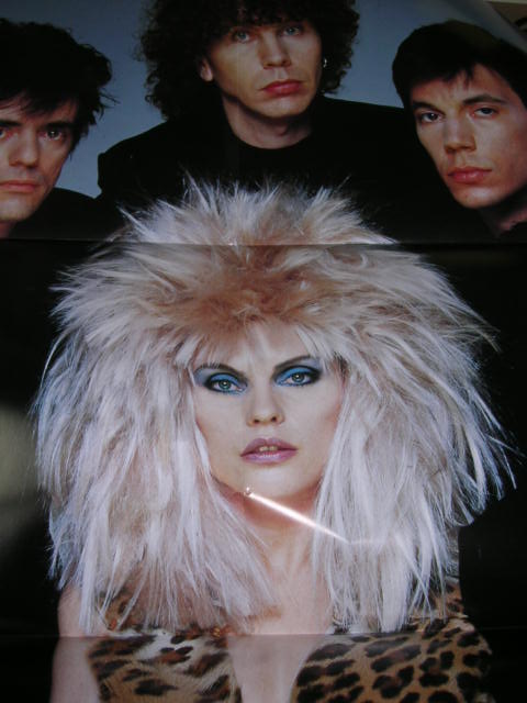 Photo: BLONDIE  -THE HUNTER / 1982 JAPAN WHITE LABEL PROMO MINT LP + OBI + POSTER