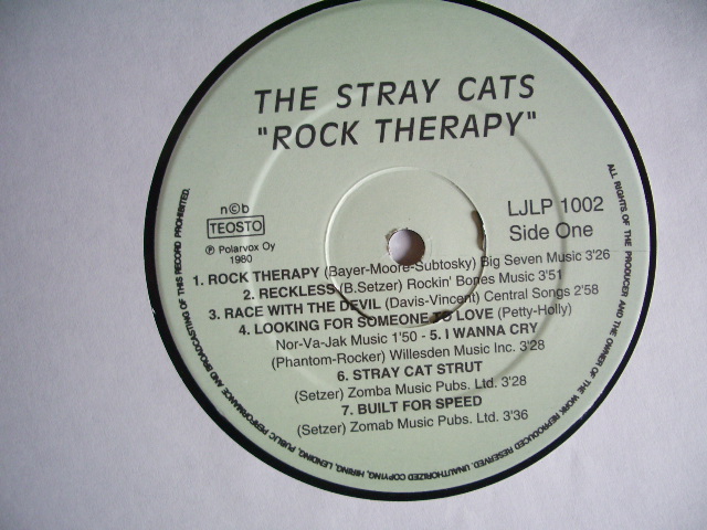 Photo: STRAY CATS - ROCK THERAPY / 1989 COLLECTORS ( BOOT ) LPN BRAND NEW DEAD STOCK 