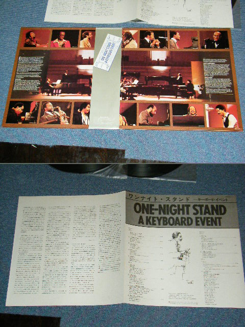 Photo: V.A. OMNIBUS ( RAMSEY LWEIS,BOB JAMES,GEORGE DUKE,HERBIE HANCOCK,RON CARTER,HUBERT LAWS + ) - ONE-NIGHT STAND A KEYBORD EVENT  / 1981 JAPAN  ORIGINAL  Used 2LP With OBI  