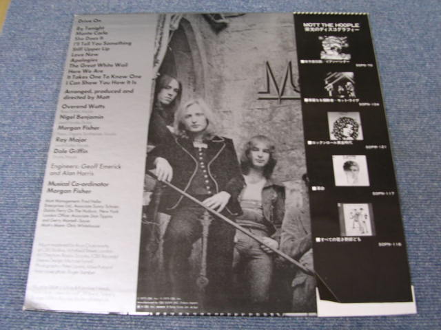 Photo: MOTT -DRIVE ON  /  1975 JAPAN  LP+OBI