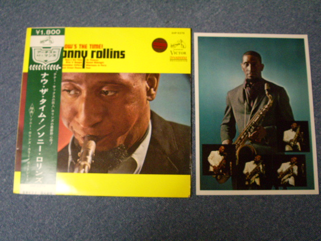 Photo1: SONNY ROLLINS - NOW'S THE TIME !  w/ OBI + BONUS PIN-UP