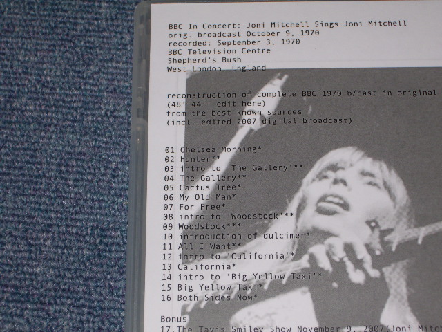 Photo: JONI MITCHELL - BBC 1970  / BRAND NEW COLLECTORS DVD