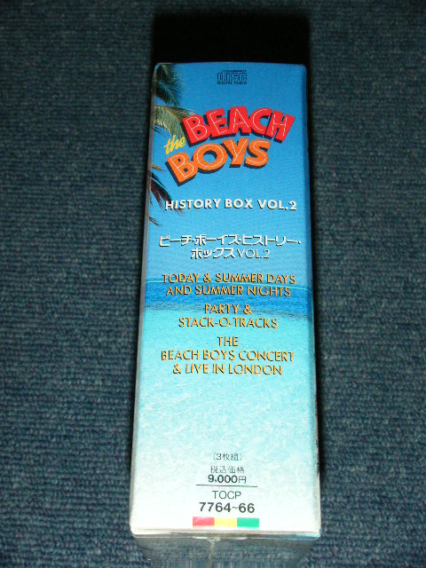 Photo: THE BEACH BOYS - THE BEACH BOYS HISTORY BOX VOL.2 / 1993  JAPAN  ORIGINAL  Brand New  Sealed  3 CD BOX SET 