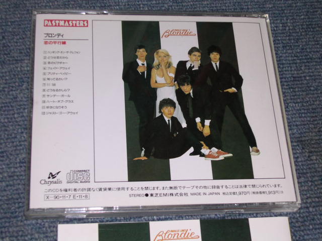 Photo: BLONDIE - PARALLEL LINES / 1988 JAPAN Used CD With OBI 