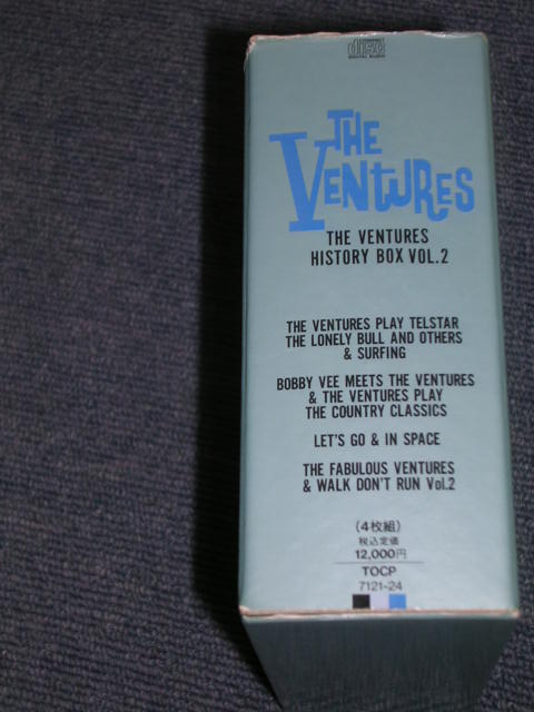 Photo: THE VENTURES - THE VENTURES HISTORY BOX VOL.2  / 1992 JAPAN ORIGINAL Used 4 CD BOX SET 