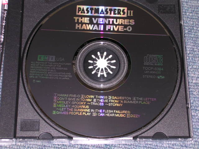 Photo: THE VENTURES - HAWAII FIVE-O / 1990 JAPAN ORIGINAL Used  CD With OBI 