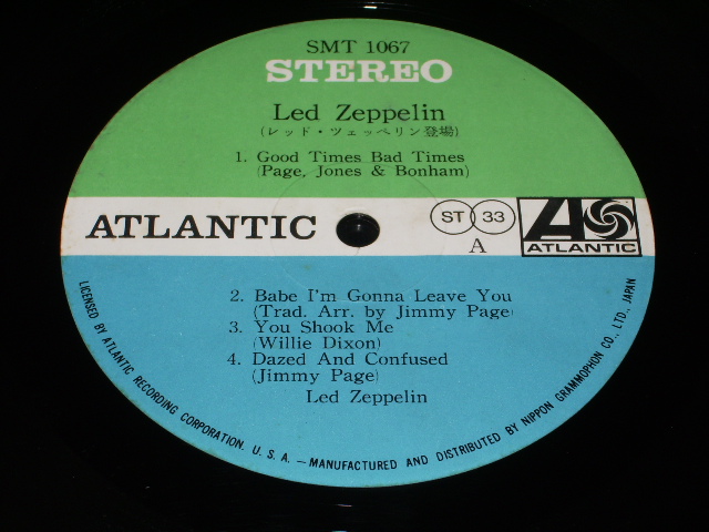 Photo: LED ZEPPELIN - I ( 1st/ Debut Album ) MISS CREDIT on BACK COVER 