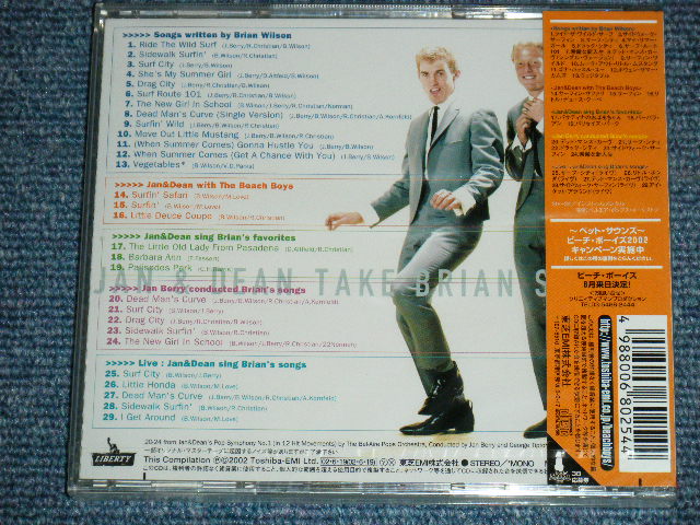 Photo: JAN & DEAN -  TAKE BRIAN SURFIN' / 2002 Released  JAPAN ORIGINAL  Brand New  Sealed  CD