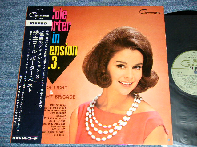 Photo1: ENOCH LIGHT AND THE LIGHT BRIGADE  - COLE PORTER IN  DIMENSION .3. / 1965 JAPAN ORIGINAL Used LP With OBI 