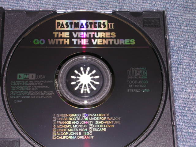 Photo: THE VENTURES - GO WITH THE VENTURES / 1990 JAPAN ORIGINAL Used  CD With OBI 