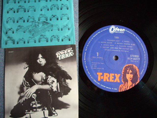 Photo: T-REX - TANX / 1973 ORIGINAL LP w/OBI+POSTER+BOOK COMPLETE!!!