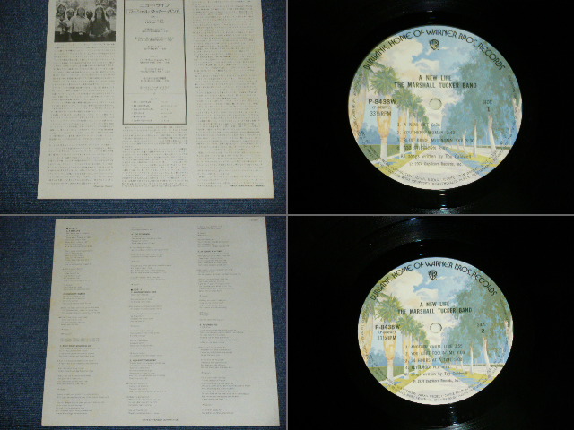 Photo: MARSHALL TUCKER BAND - A NEW LIFE / 1974 JAPAN ORIGINAL Used  LP With OBI With BACK ORDER SHEET on OBI'S BACK 